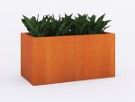Jardinière extérieures Corten 45x90x45 cm – Image 2