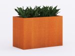 Jardinière extérieures Corten 45x90x60 cm – Image 2