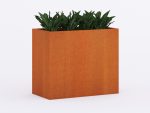 Jardinière extérieures Corten 45x90x75 cm – Image 2