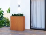 Jardinière extérieures Corten 60x120x120 cm – Image 3
