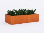 Jardinière extérieures Corten 60x120x30 cm – Image 2