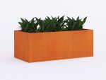 Jardinière extérieures Corten 60x120x45 cm – Image 2
