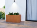 Jardinière extérieures Corten 60x120x60 cm – Image 3