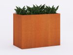 Jardinière extérieures Corten 60x120x90 cm – Image 2
