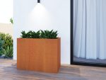 Jardinière extérieures Corten 60x120x90 cm – Image 3