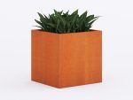 Jardinière extérieures Corten 60x60x60 cm – Image 2