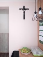 Croix métallique murale KNS002 50 cm – Image 2