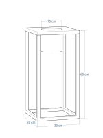 Porte-plante TUBE loft  M 30x30x60 – Image 3
