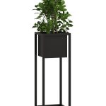 Porte-plante avec pot intérieur 30x30x80
