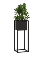 Porte-plante avec pot intérieur 30x30x80