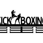 Porte-médailles Kick boxing 40 cm