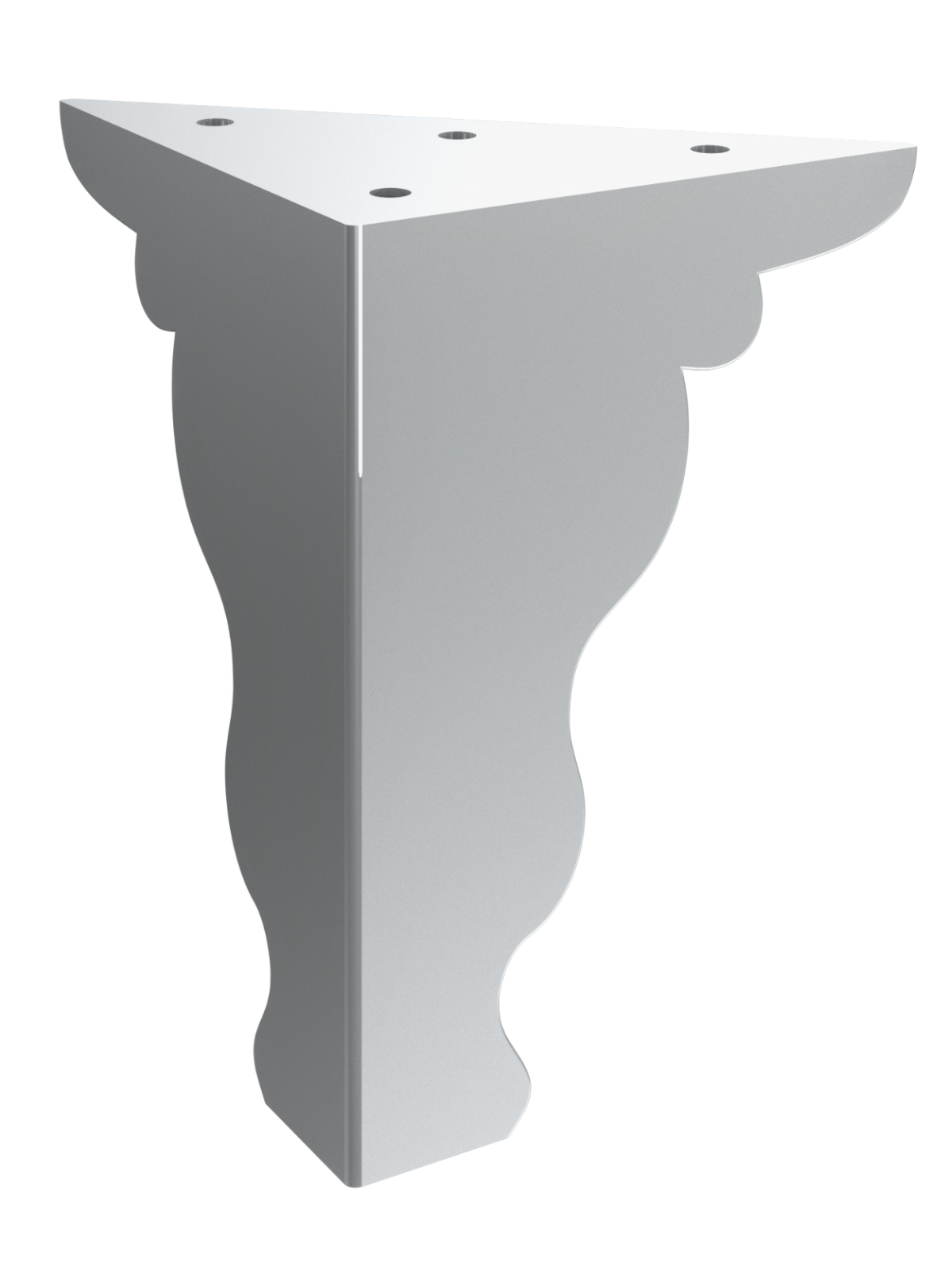 Pied de meuble Palace en chrome Pied de meuble Palace en chrome