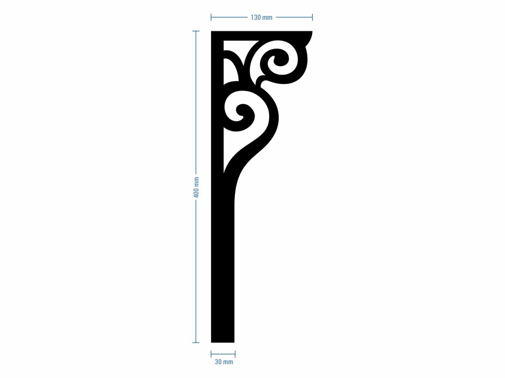 Pied de table Sara Chrome 40 cm – Image 4
