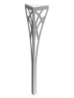 Pied de table Tracery Chrome