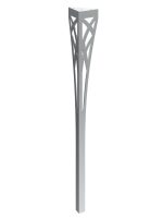 Pied de console Tracery Chrome