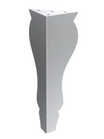 Pied de meuble Henry en chrome