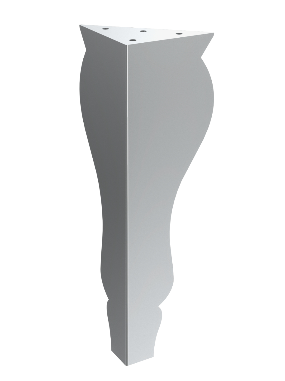 Pied de meuble Henry en chrome Pied de meuble Henry en chrome