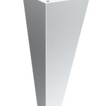 Pied de meuble Simpla Chrome