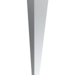 Pied de table Simpla Chrome