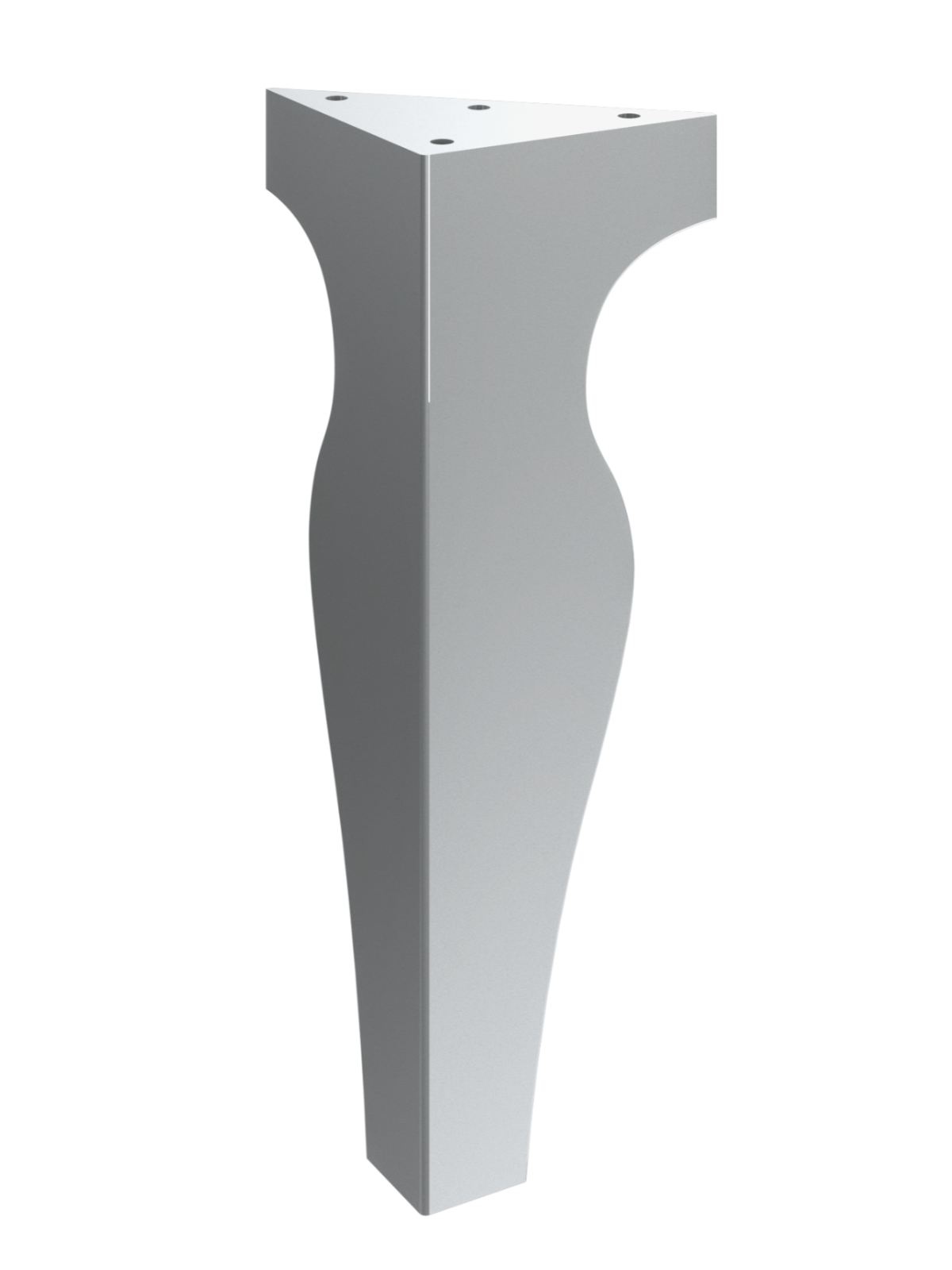 Pied de meuble Ernest en chrome Pied de meuble Ernest en chrome