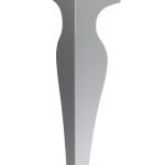 Pied pour table Ernest Chrome