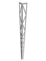 Pied de console Polygon chrome