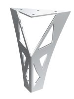 Pied de meuble homard en chrome