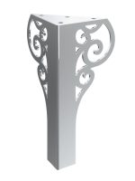 Pied de meuble Royal chrome