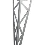 Pied de meuble Focus en chrome