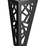 Pied de meuble à roulettes