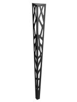 Pied de console à roulettes