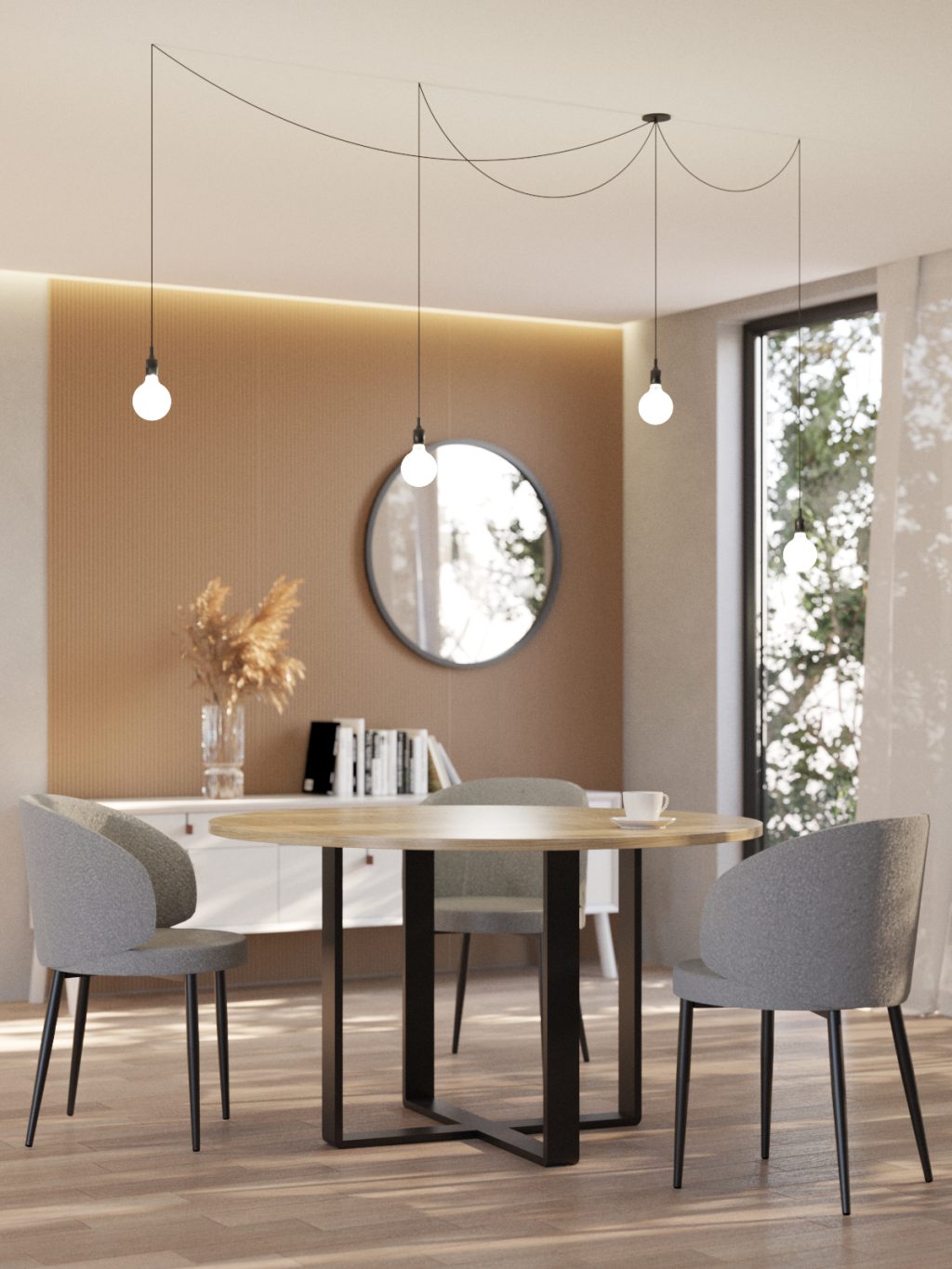 Pied de table Krzyżak droit L – Image 4