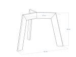 Pied en métal pour la table Triangle S – Image 4