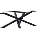 Pied de table en métal pour plateau en pierre Milan XL