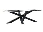 Pied de table en métal pour plateau en pierre Milan Heavy XXL