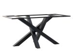 Pied de table en métal pour plateau en pierre Milan M