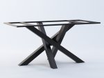 Pied de table en métal pour plateau en pierre Milan M – Image 2