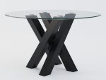 Pied sous table pour plateau en verre Milan S – Image 3