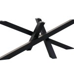 Pied sous table pour plateau en verre Milan L