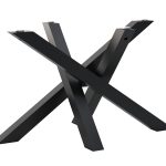 Pied de table pour plateau en verre Milan M