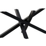 Pied de table pour plateau en verre Milan L