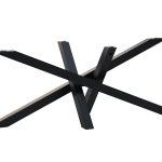 Pied de table pour plateau en verre Milan XL