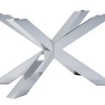Pied de table sous verre Spider Heavy Chrome M