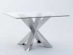 Pied de table sous verre Spider Heavy Chrome S – Image 2