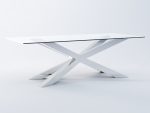 Pied de table sous verre Spider Heavy Chrome XL – Image 2