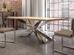 Pied de table en acier inoxydable Chrome Spider Heavy L – Image 3