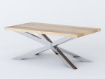 Pied en métal pour table L Spider Slim chromé – Image 3