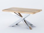 Pied en métal pour table Spider Slim Chrome M – Image 3