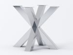 Pied en métal pour table Spider Slim Chrome S – Image 2