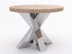 Pied en métal pour table Spider Heavy Chrome S – Image 3